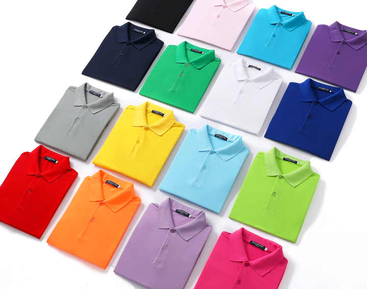 Moisture Wicking T Shirts Wholesale DIY Silk Cotton Fabric Polo Shirt Embroidered Custom Uniform Designs for Workers